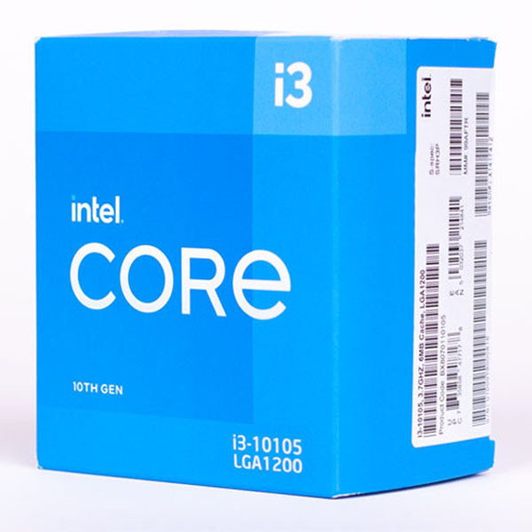 Cpu Intel Core I3 10105 (6mb / 4.4ghz / 4 Nhân 8 Luồng / Lga Cpu Intel Core I3 10105 (6mb / 4.4ghz / 4 Nhân 8 Luồng / Lga